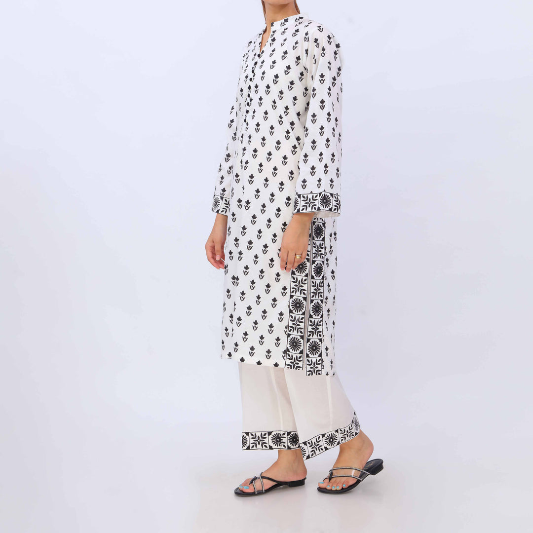 2 PC- Cotton Cambric Printed Suit PS5050
