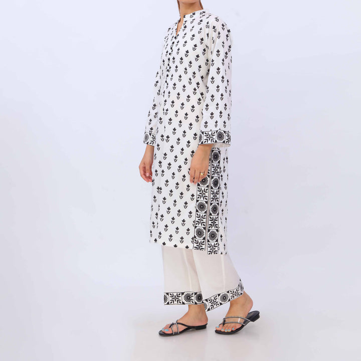 2 PC- Cotton Cambric Printed Suit PS5050