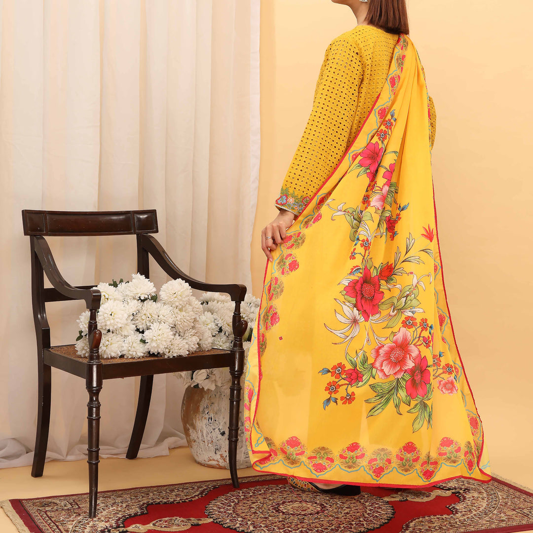 3PC- Chiken Kari Lawn Suit PS5062