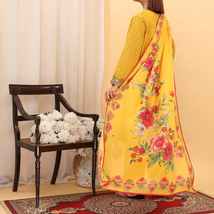 3PC- Chiken Kari Lawn Suit PS5062