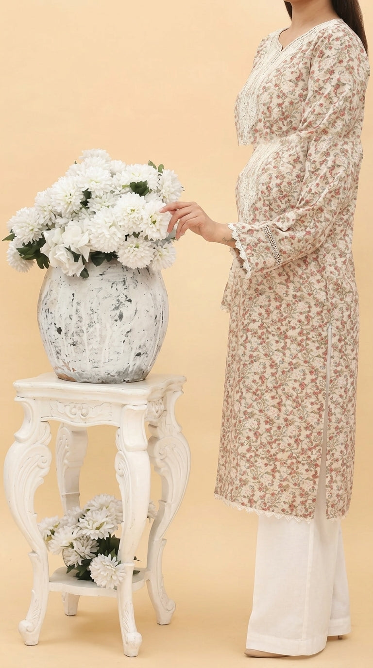 1PC- Printed Grip Silk Shirt PS5077