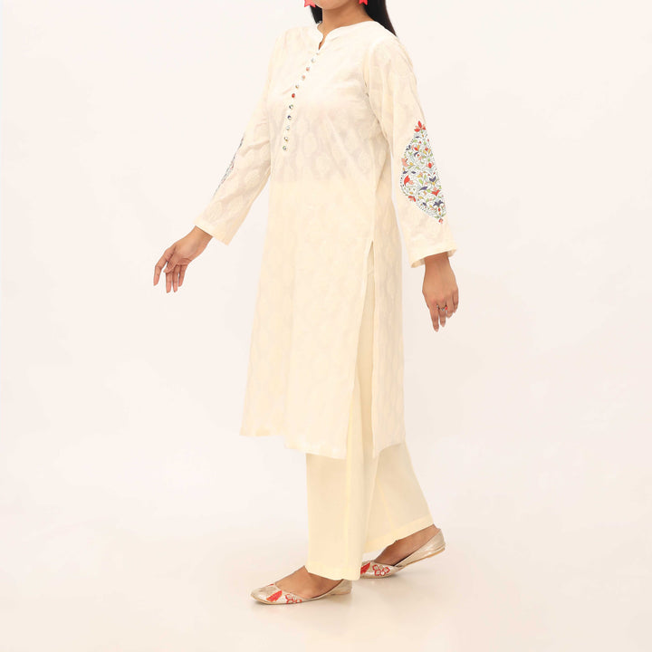 1PC- Puff Printed Lawn Shirt PS5078