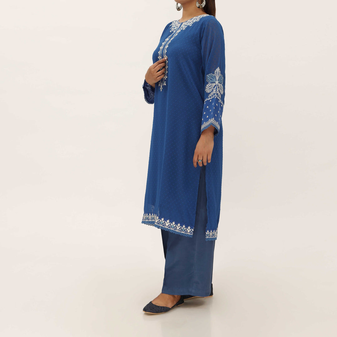 2PC- Georget Broshia Chiffon Suit PS5085