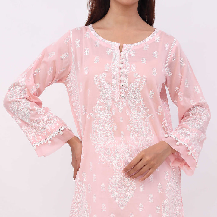 1PC- Paste Printed Lawn Shirt PS5175