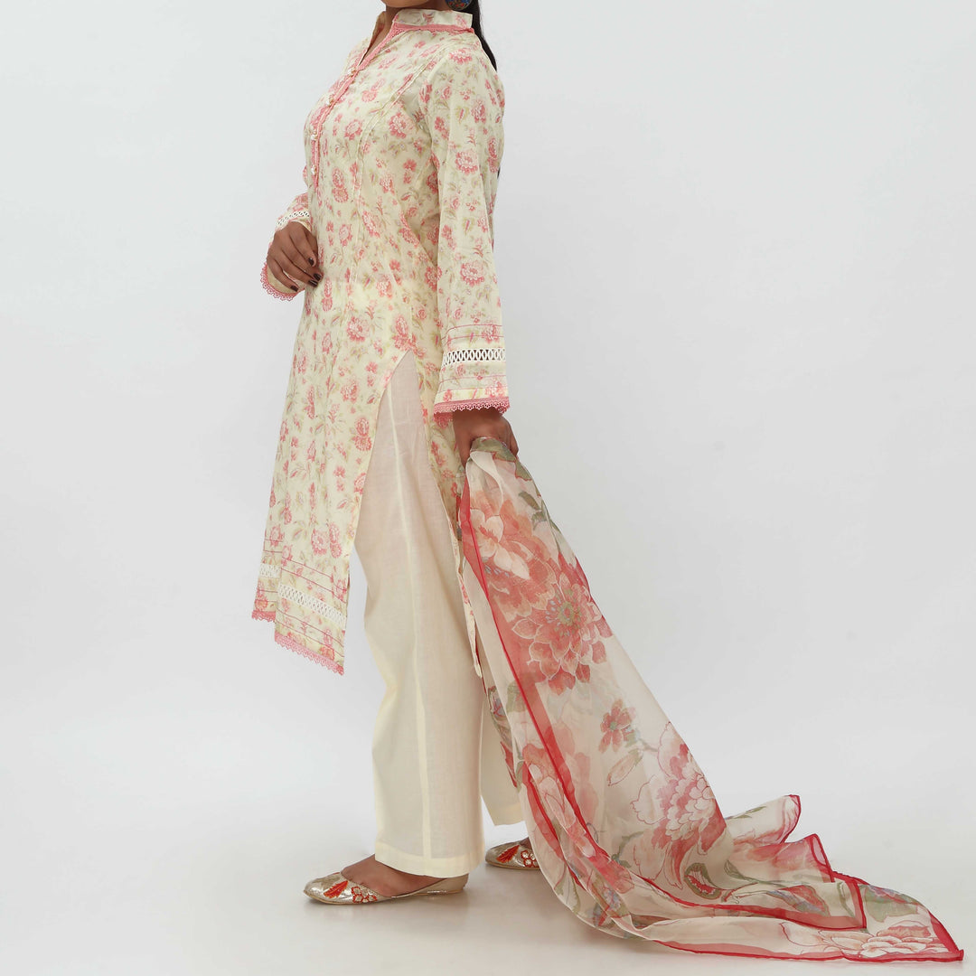 3PC- Digital Printed Lawn Suit PS5177