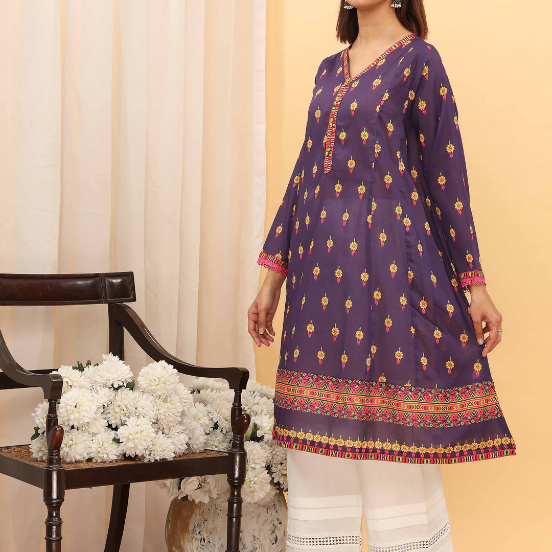 1PC- Digital Printed Lawn Shirt PS5189