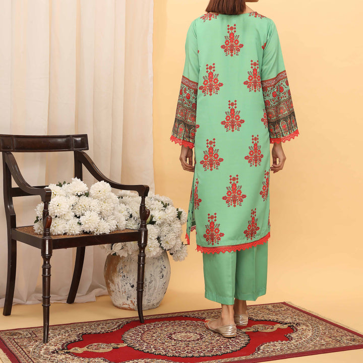 2PC- Intermix Cotton Suit PS5198