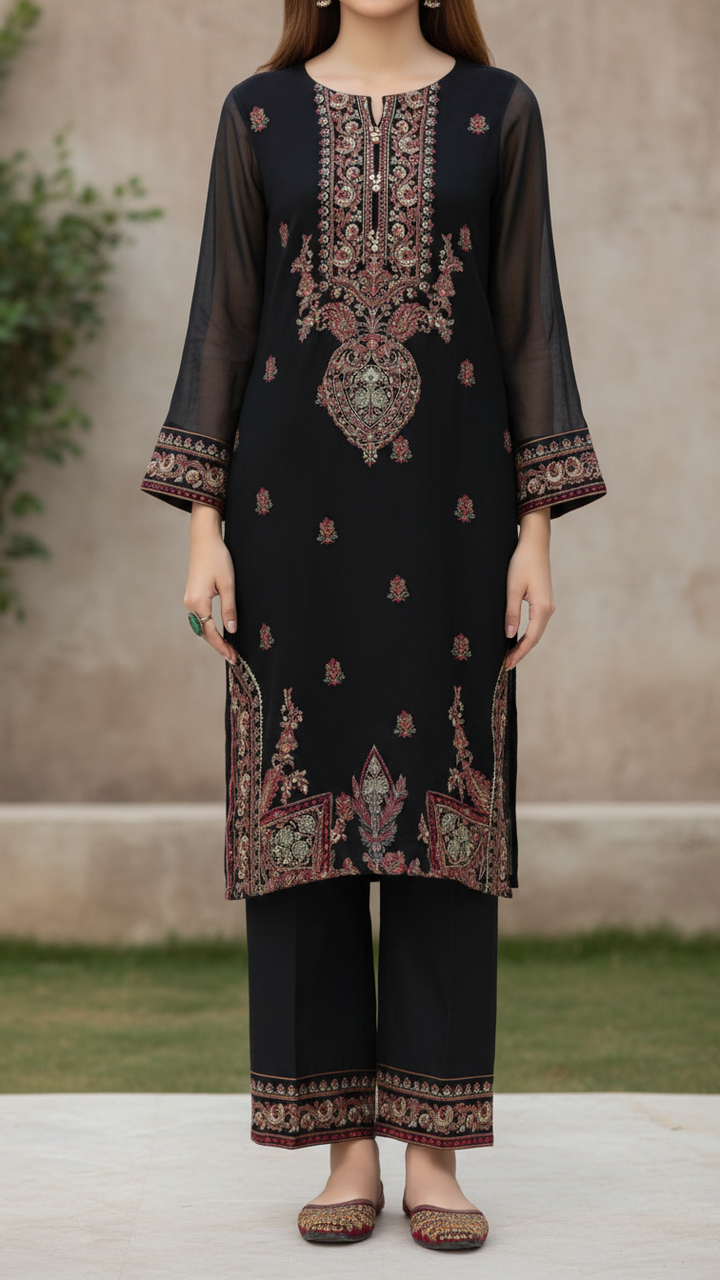 طقم قطني من قطعتين PS5228