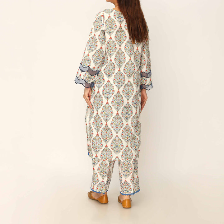 2PC- Digital Printed Cambric Co-ord Set PS5232