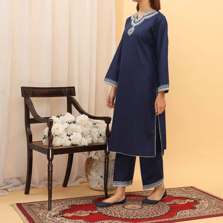 2PC- Cotton Cambric Suit PS5251