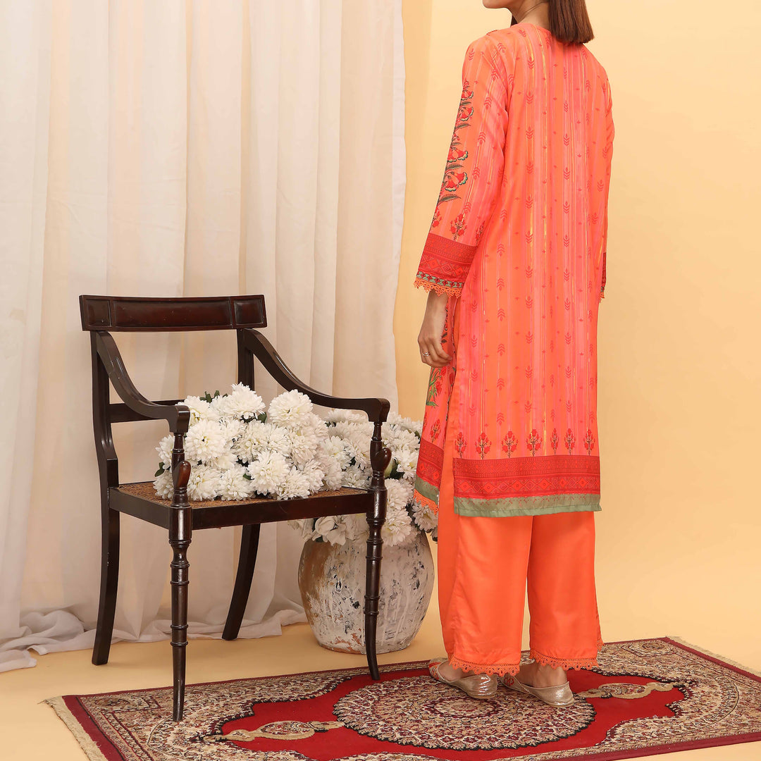 2PC- Intermix Cotton Suit PS5255