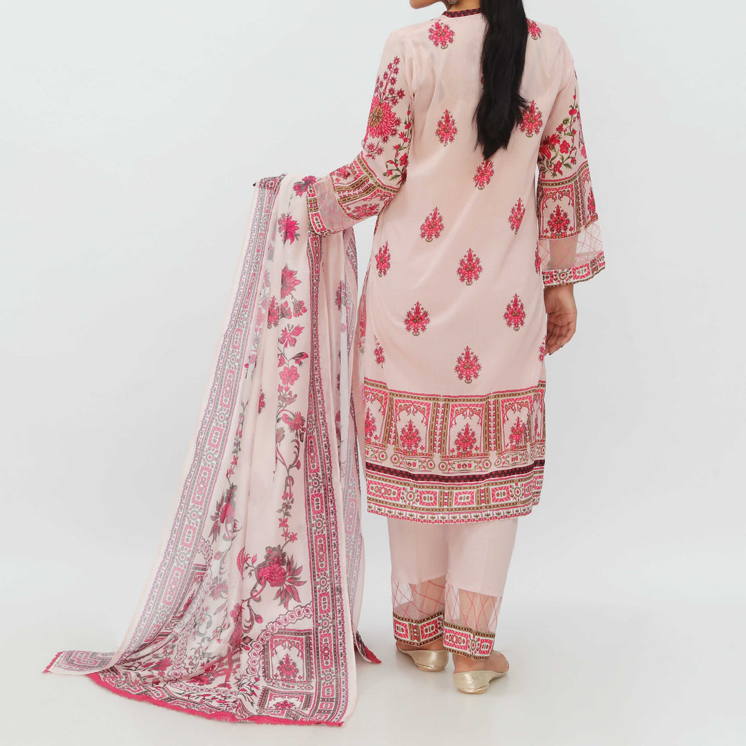 3PC- Digital Printed Lawn Suit PS5256