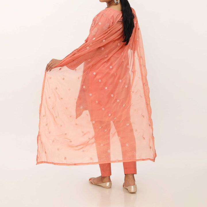 3PC- Embroidered Cambric Suit PS5271