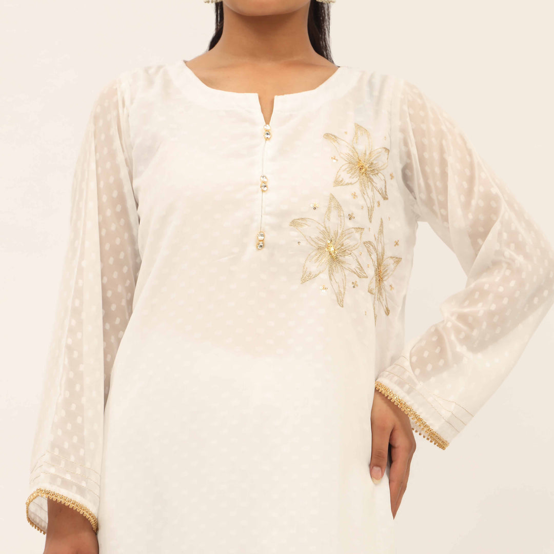 1PC- Broshia Chiffon Shirt PS5277