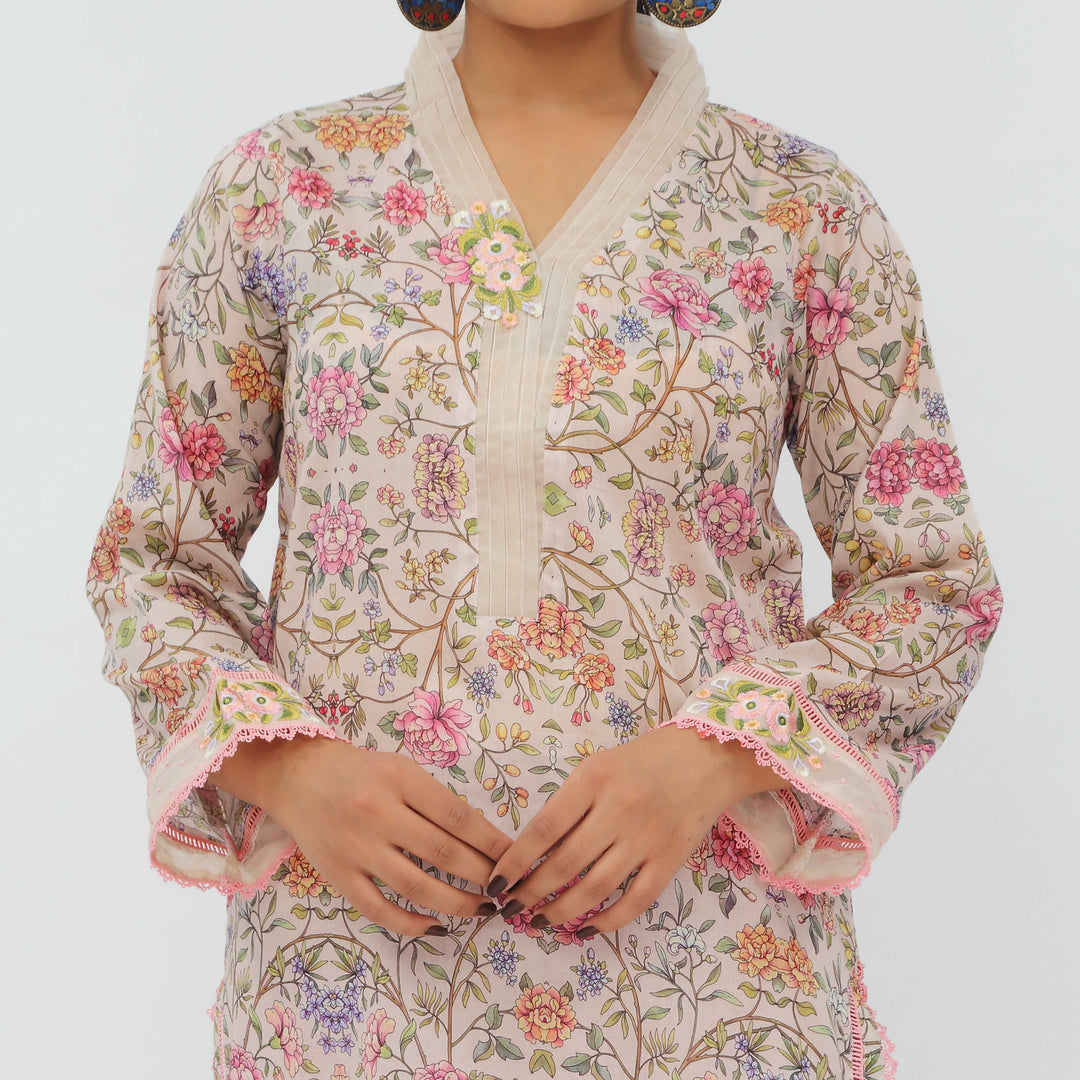 2PC- Digital Printed Lawn Suit PS5281