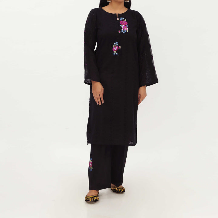 2PC- Schiffli Chikankari Lawn Suit PS5282