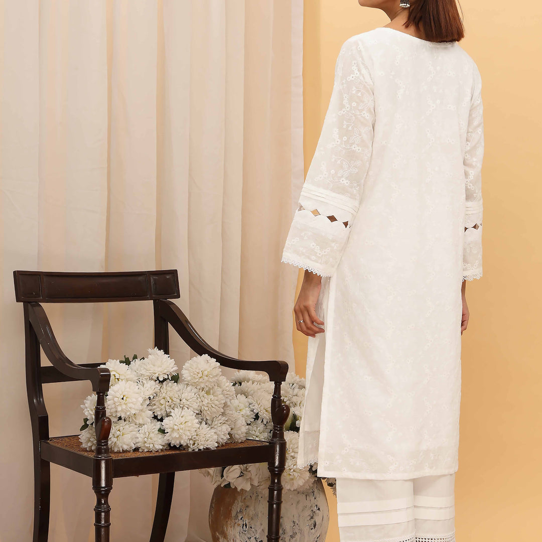 1PC- Chikan Kari Lawn Shirt PS5288
