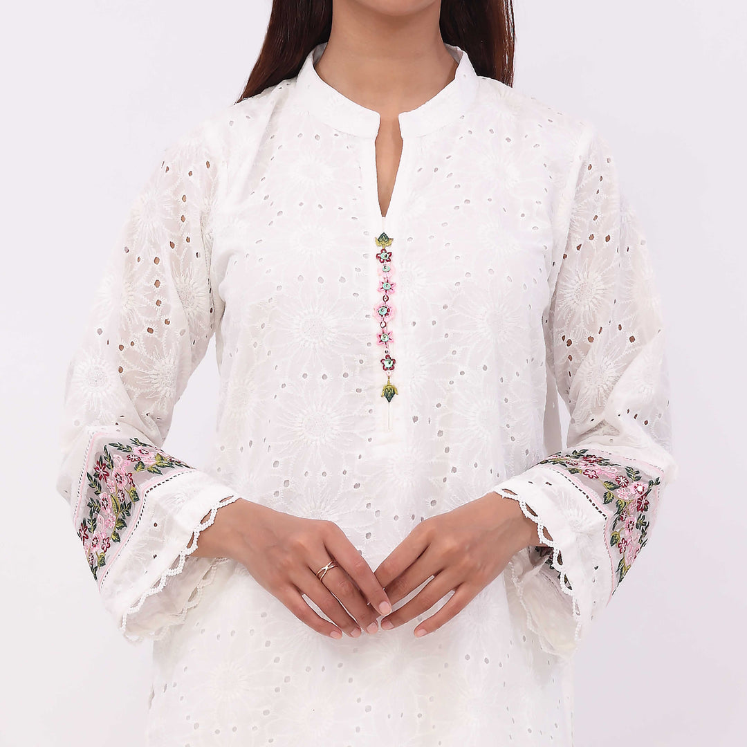 2PC- Chikan Kari Lawn Suit PS5296