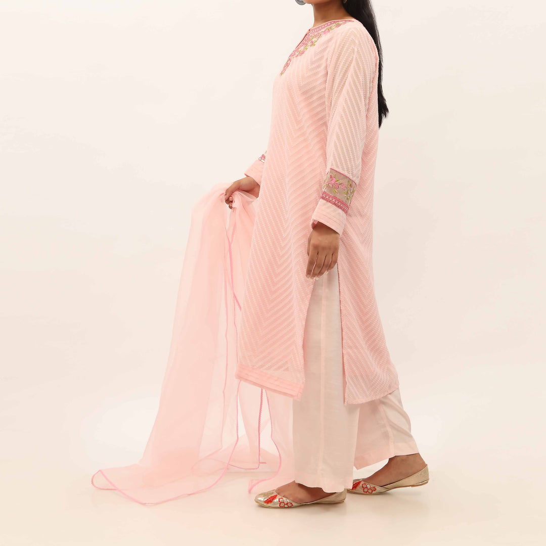 3PC- Broshia Chiffon Suit PS5303