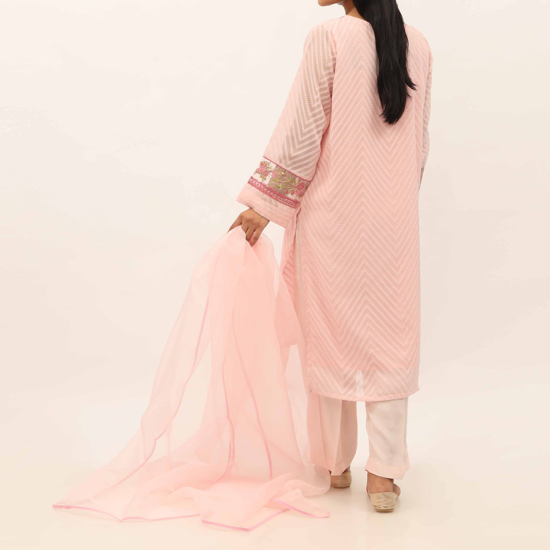 3PC- Broshia Chiffon Suit PS5303
