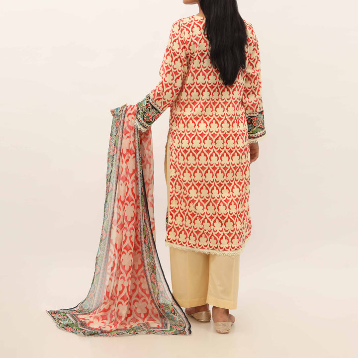 3PC- Digital Printed Lawn Suit PS5311