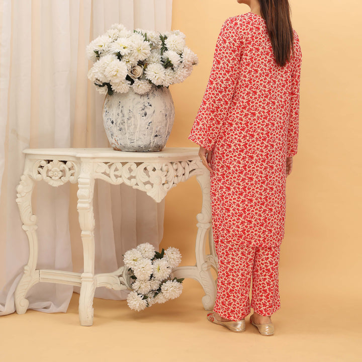 2PC- Digital Printed Grip Silk Co-Ord Set PS5320