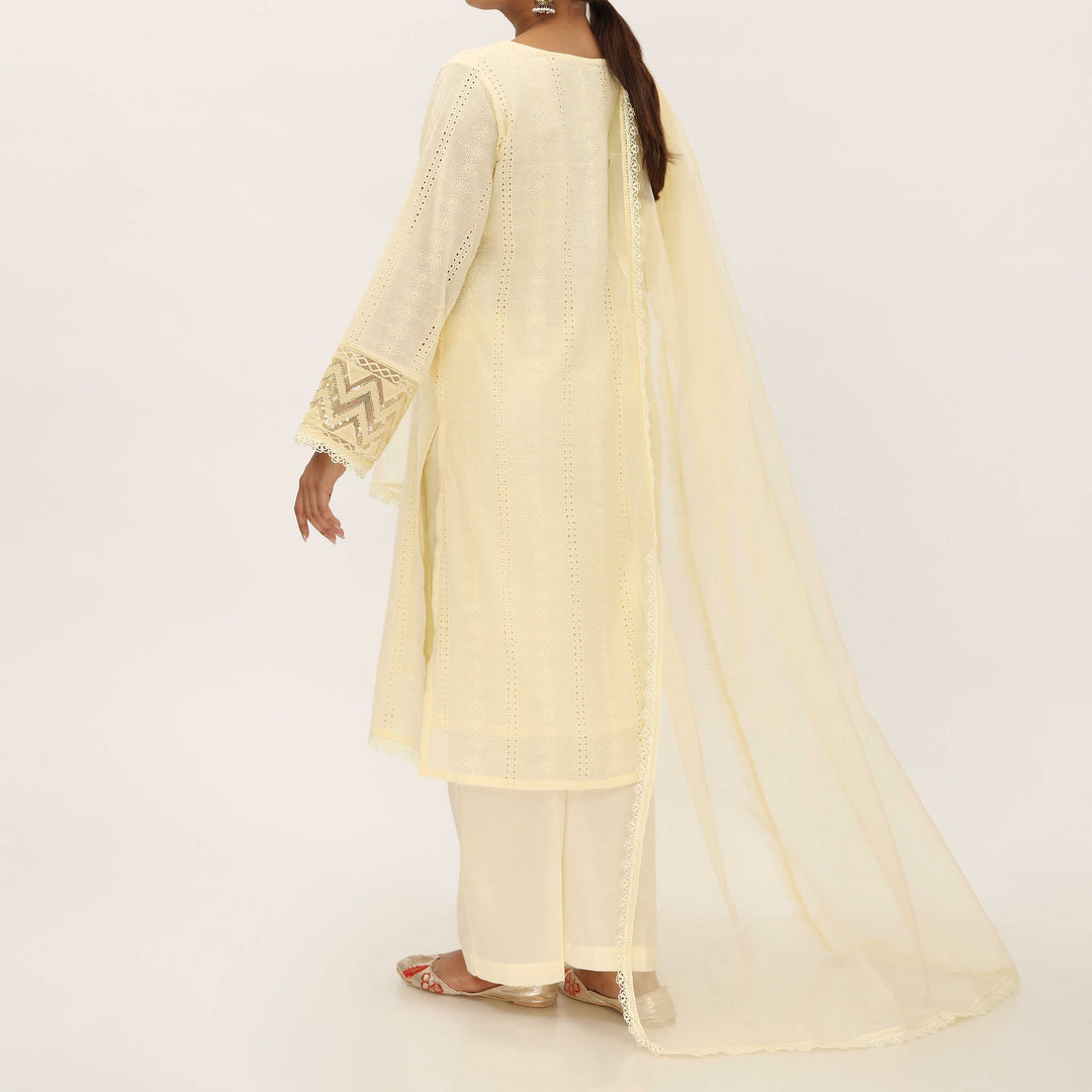 3PC- Chikankari Schifili Suit PS5321