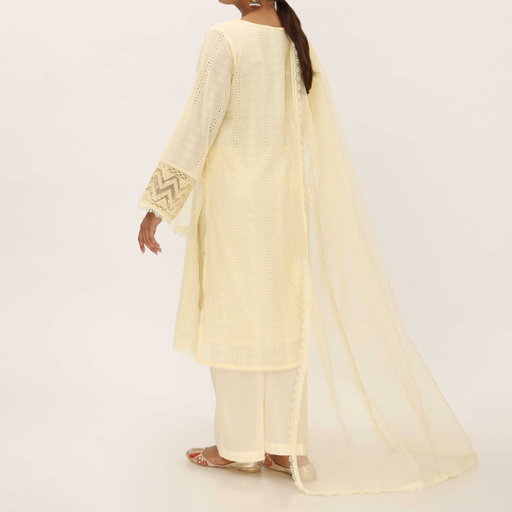 3PC- Chikankari Schifili Suit PS5321