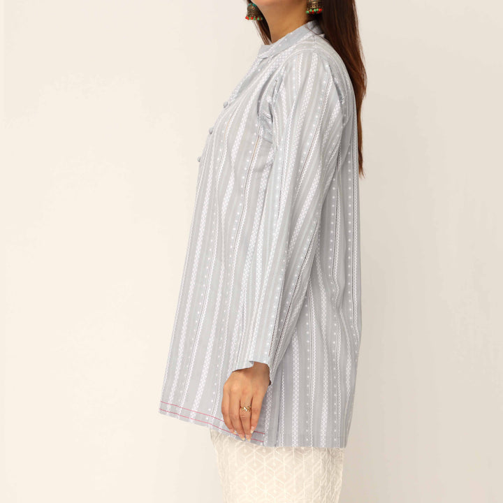 1PC- Yarn Dyed Jaquard Shirt PS5327