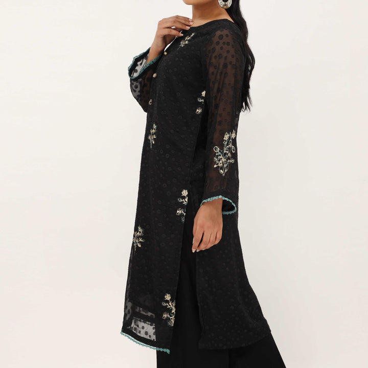 1PC- Georget Broshia Chiffon Shirt PS5331
