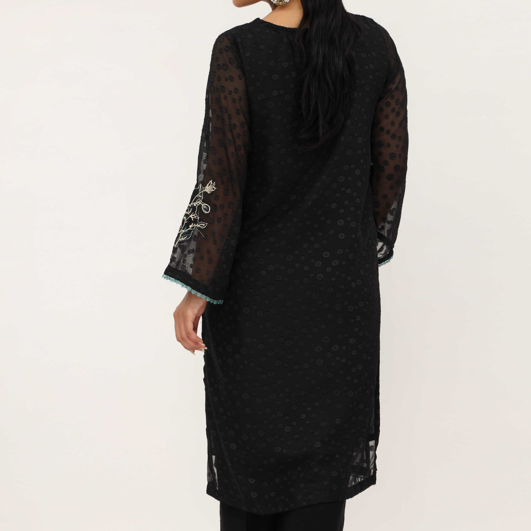 1PC- Georget Broshia Chiffon Shirt PS5331