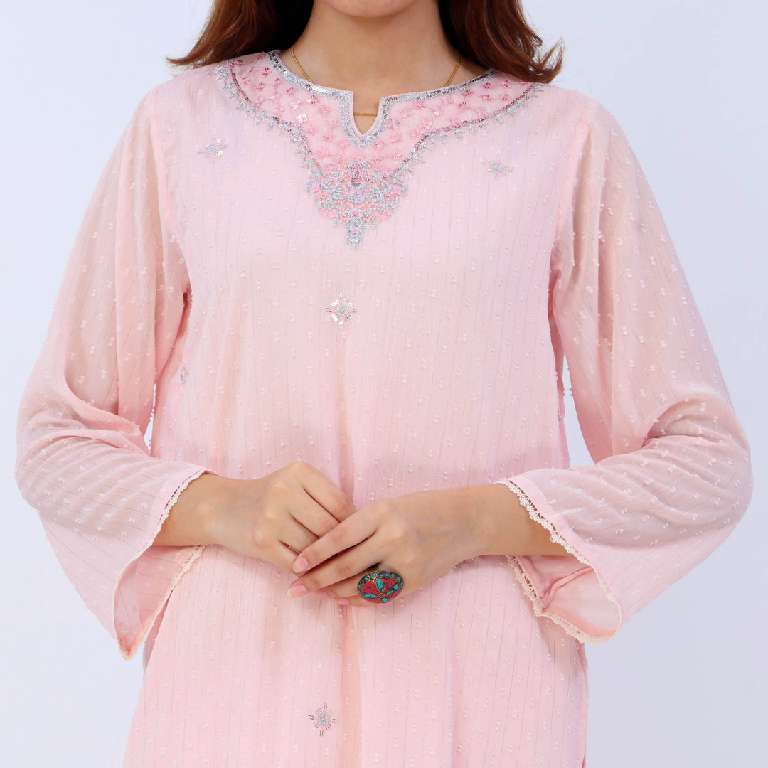 3PC- Broshia Chiffon Suit PS5341
