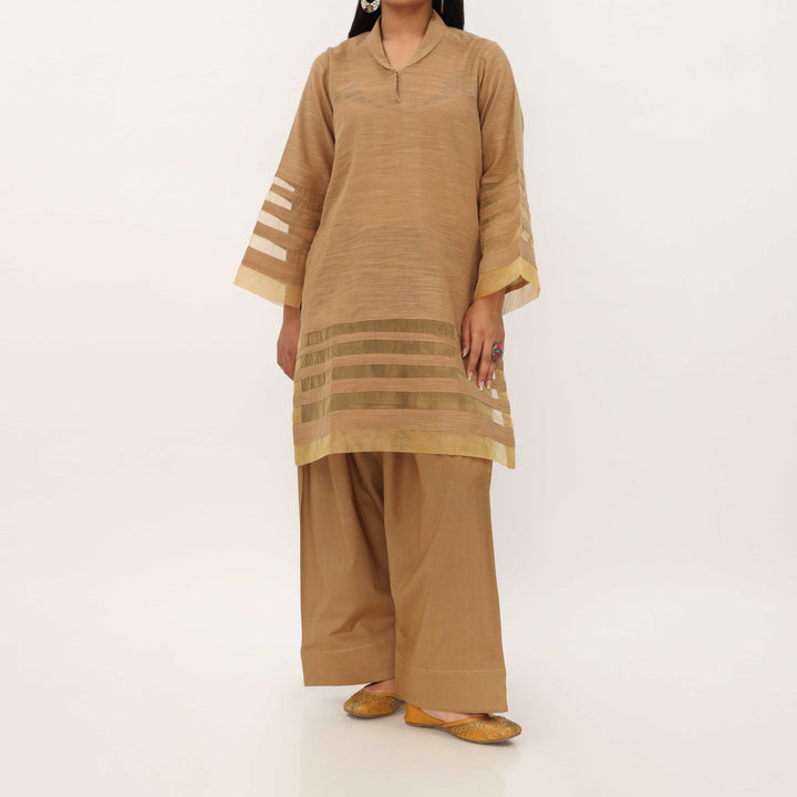 2PC- Slub Lawn Suit PS5361