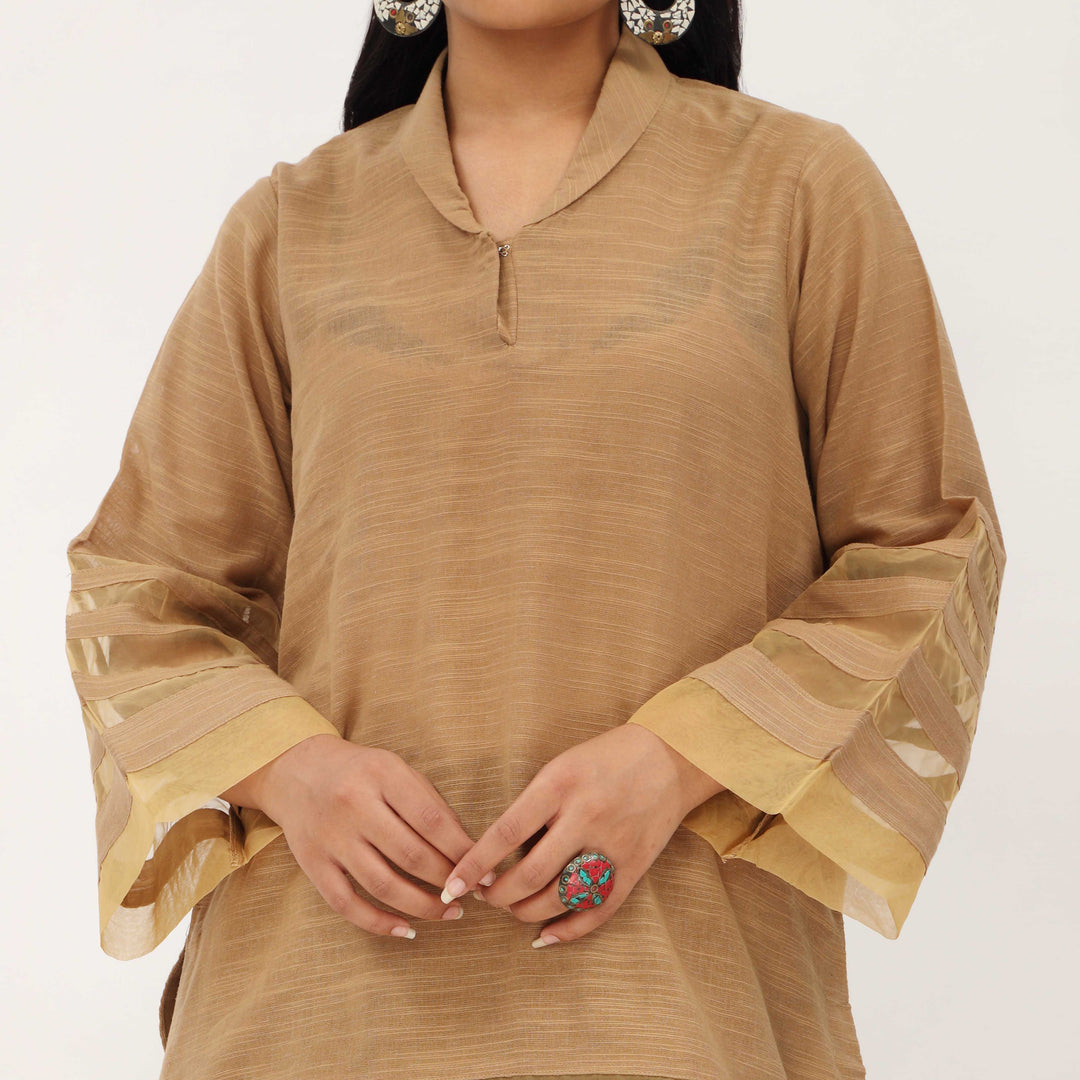 2PC- Slub Lawn Suit PS5361