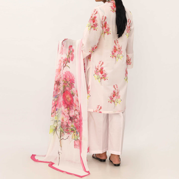 3PC- Digital Printed Lawn Suit PS5371