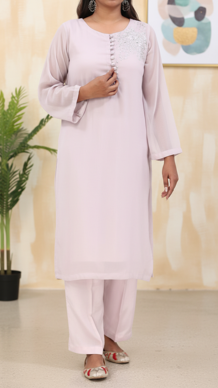 OPULENT<br>2 PC Embroidered Suit PS5372