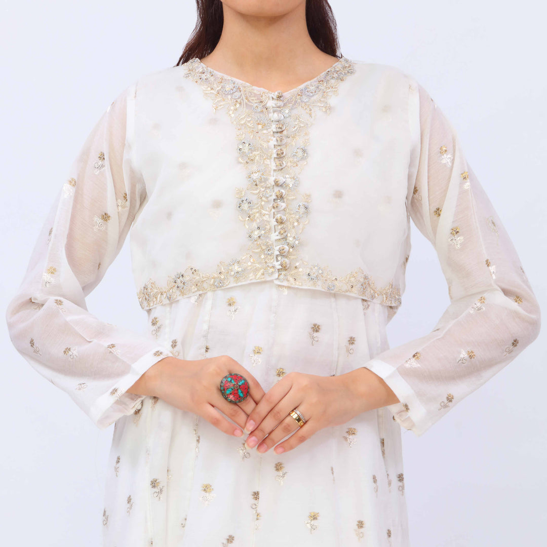 1 PC- Cotton Jaquard Shirt PS5374