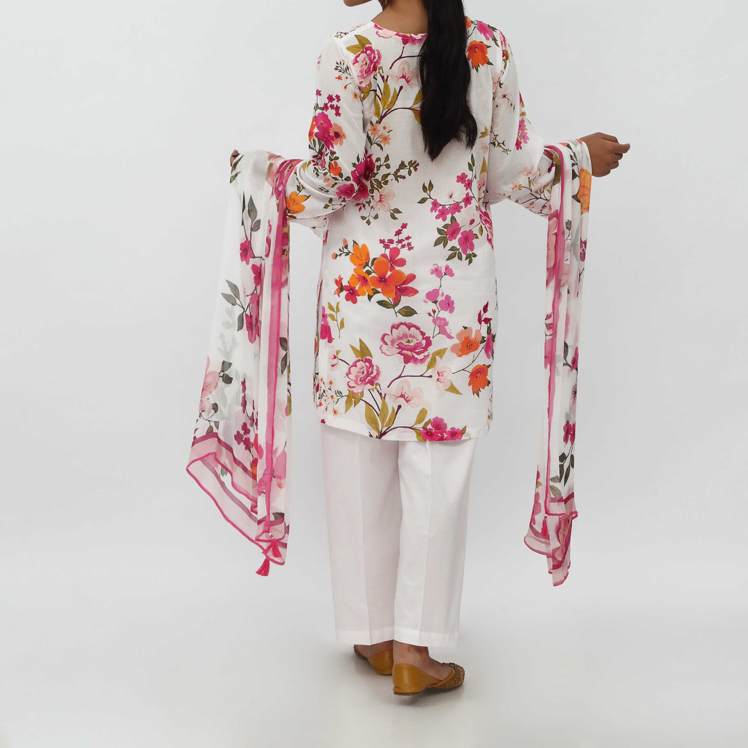 3PC- Digital Printed Lawn Suit PS5380