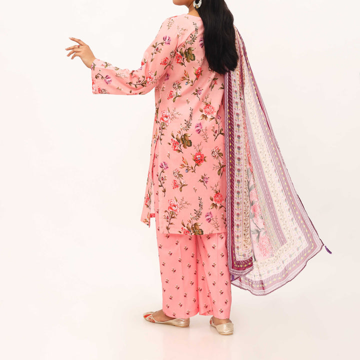 3PC- Digital Printed Lawn Suit PS5386
