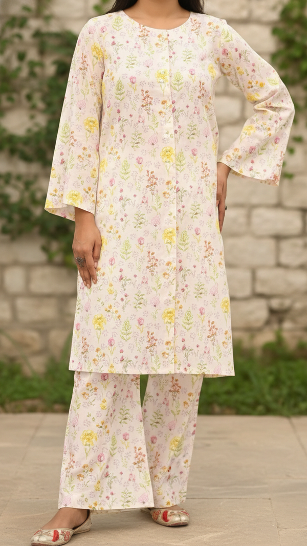 2PC- Digital Printed Lawn Suit PS5425
