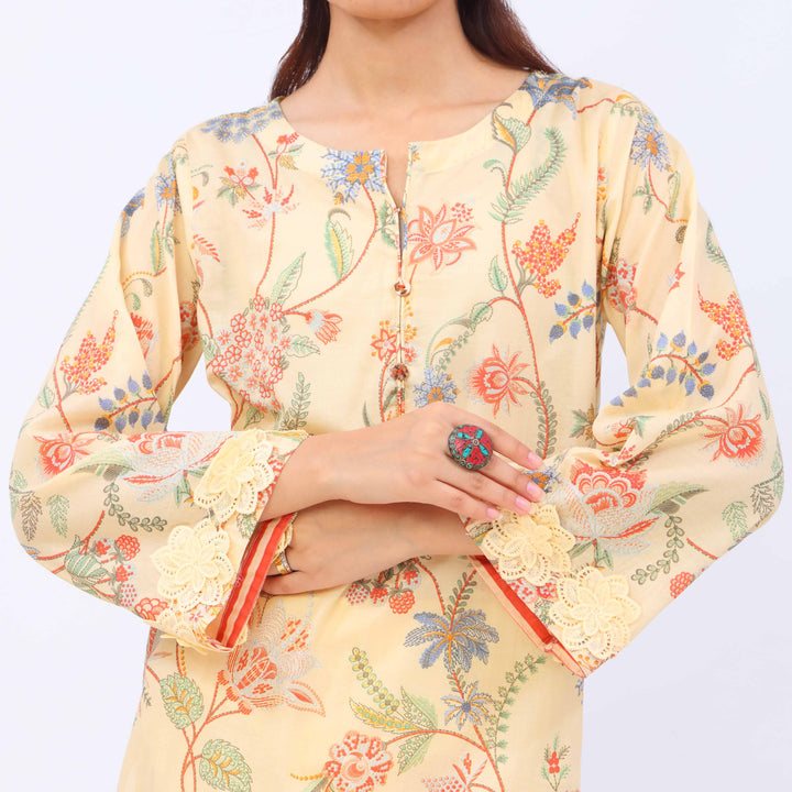 3 PC- Digital Printed Lawn Suit PS5432