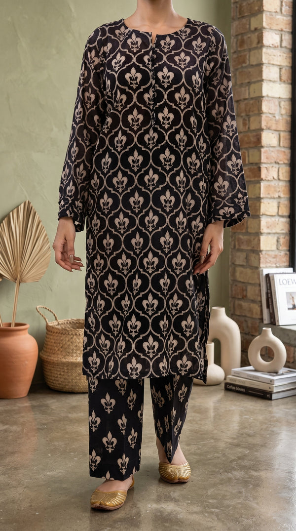 2PC- Digital Printed Lawn Suit PS5441