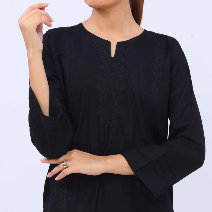 2 PC- Embroidered Cambric Suit PS5444
