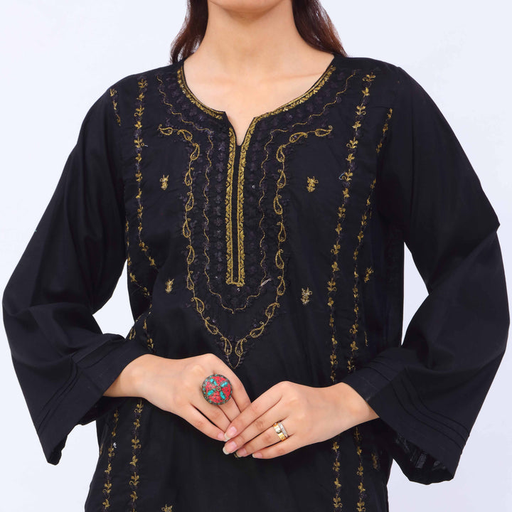 3 PC- Embroidered Cambric Suit PS5447