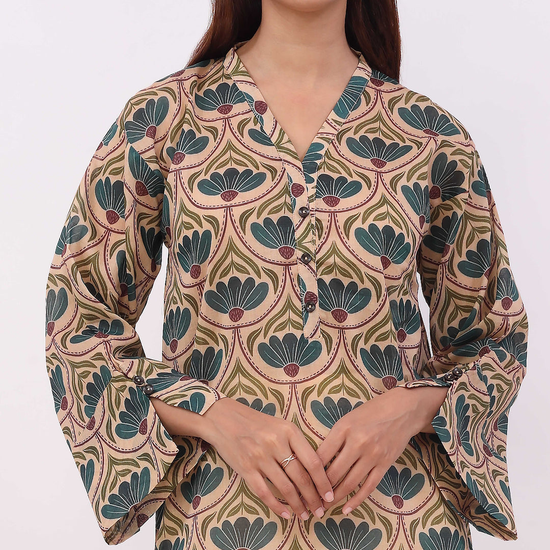 1PC- Digital Printed Lawn Shirt PS5453