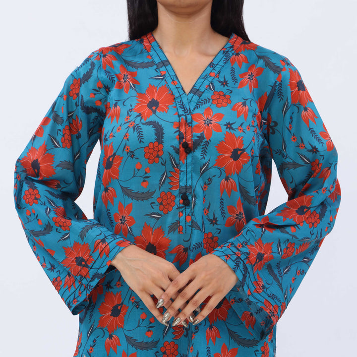 2PC- Digital Printed Lawn Suit PS5458