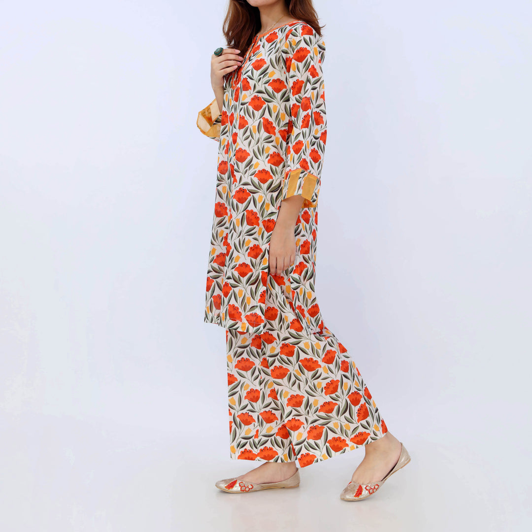 2PC- Digital Printed Lawn Suit PS5511