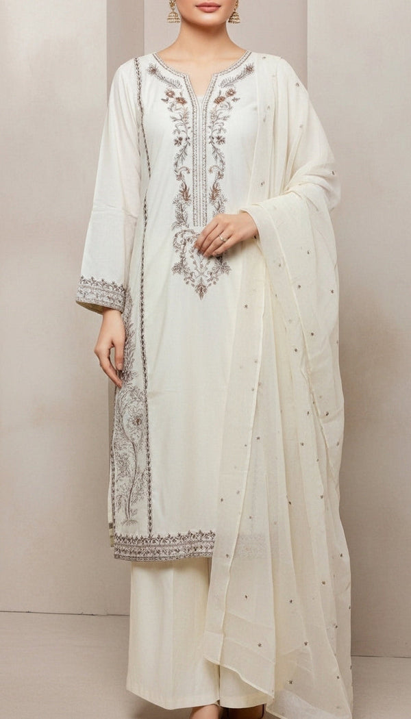 3 PC Embellished Suit PS6011