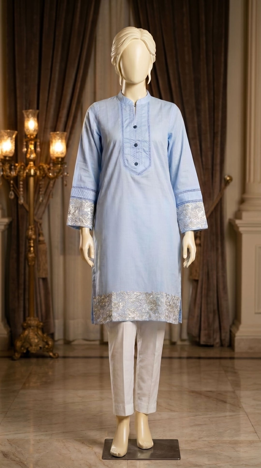 Embellished Dobbey Shirt PS609590