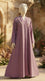 Purple Grip Silk Abaya PS618266